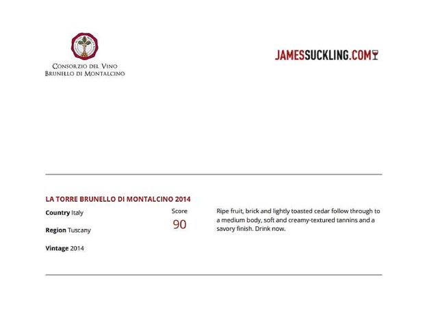 2020-05-26 - Review - Brunello di Montalcino 2014 - James Suckling