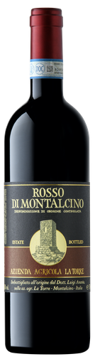 Una bottiglia di Rosso di Montalcino