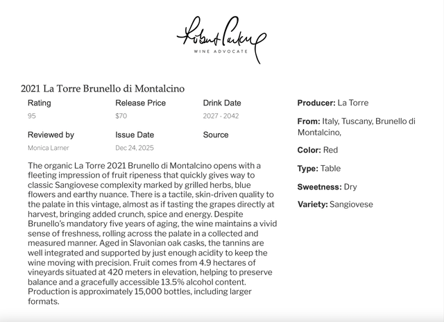 Brunello di Montalcino 2021