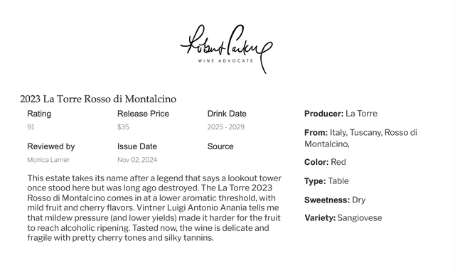 Rosso di Montalcino 2023
